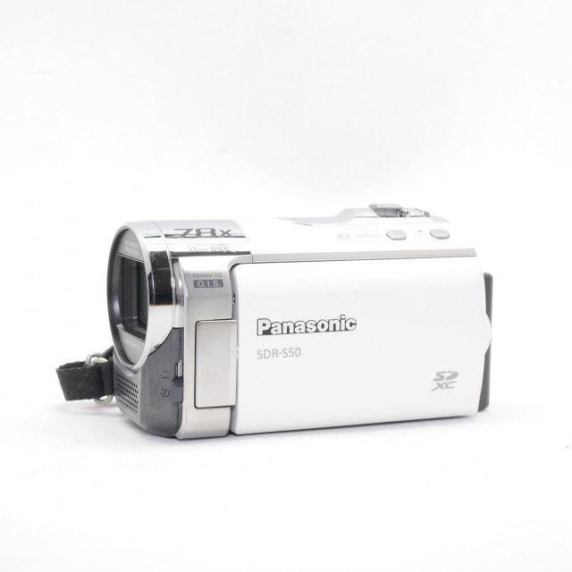 Lumix Used Panasonic SDR-S50 digital camcorder, white