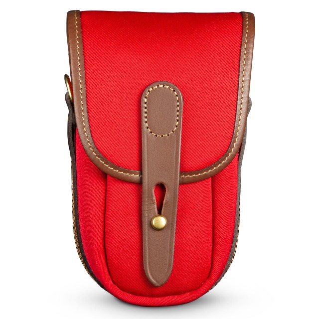 Billingham Billingham TEN-16 Camera Pouch, Burgundy Canvas-Chocolate Trim