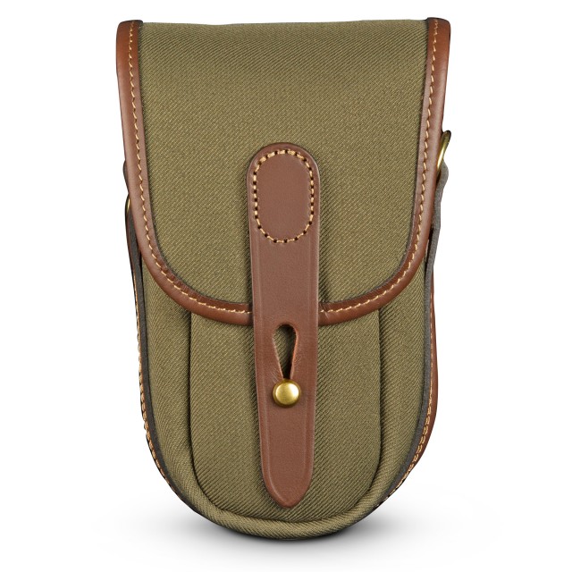 Billingham Billingham TEN-16 Camera Pouch, Sage FibreNyte-Chocolate Leather trim