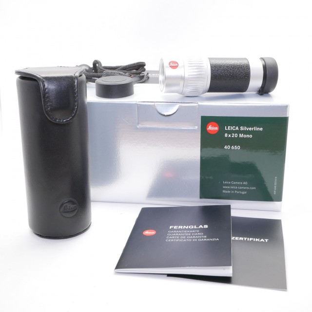 Sundry Used Leica Silverline 8x20 Monocular