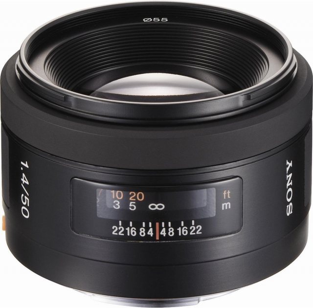 Sony DSLR Lens, 50mm f1.4 | Â£299 - Castle Cameras