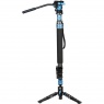 Sirui Sirui P-424FS Carbon Fibre Monopod with Stand and video head VA-5X