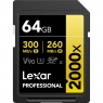 Lexar Lexar SD Pro Gold Series UHS-II 2000x 64GB V90