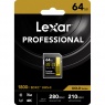 Lexar Lexar SD Pro Gold Series UHS-II 1800x 64GB V60