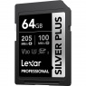 Lexar Lexar SD Silver Plus UHS-1 64GB V30 R205/W150MB/s