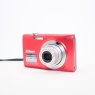 Nikon Used Nikon Coolpix S2500 digital compact camera, red