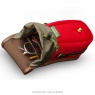 Billingham Billingham TEN-16 Camera Pouch, Burgundy Canvas-Chocolate Trim