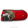 Billingham Billingham TEN-16 Camera Pouch, Burgundy Canvas-Chocolate Trim