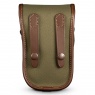 Billingham Billingham TEN-16 Camera Pouch, Sage FibreNyte-Chocolate Leather trim