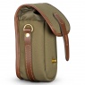 Billingham Billingham TEN-16 Camera Pouch, Sage FibreNyte-Chocolate Leather trim