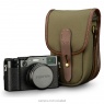 Billingham Billingham TEN-16 Camera Pouch, Sage FibreNyte-Chocolate Leather trim